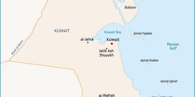 خريطة الزور الكويت