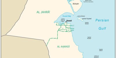 خريطة العقيلة الكويت