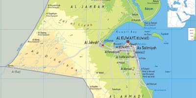 خريطة بلدية الكويت 