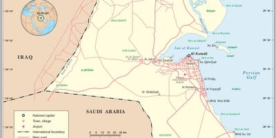 خريطة غرب مشرف الكويت 